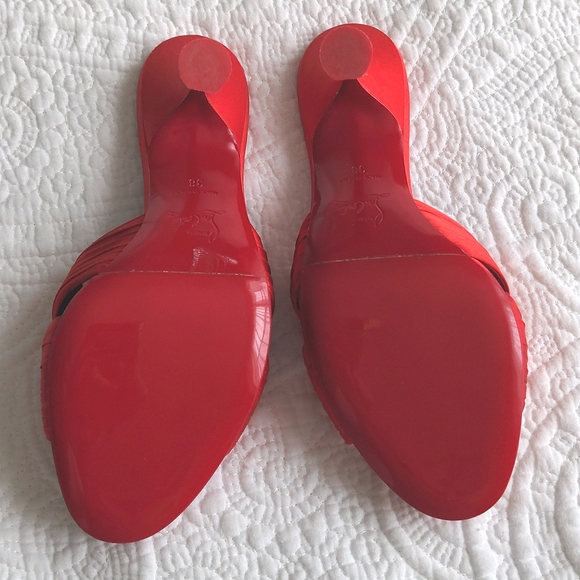 Christian Louboutin Nicol Back Open Toe Mules - Picture 8 of 11